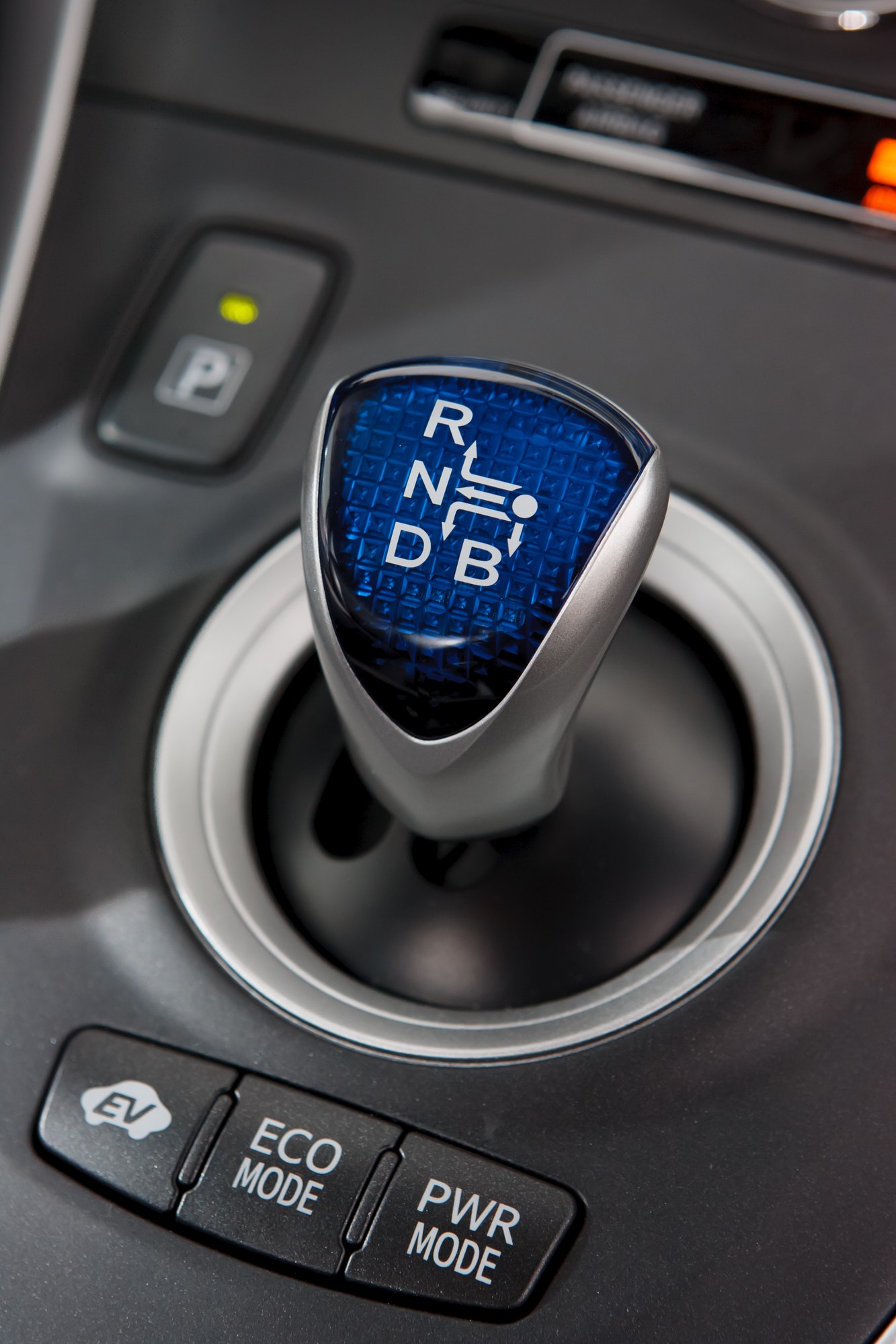 Hybrid car gear shifter